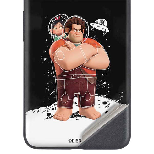 Disney Wreck-it Ralph And Vanellope Space Sketch Google Pixel 4a 5G Skin